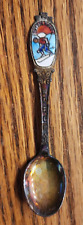 Norge Norway Trysil-Knut Skier Collector's Souvenir 60 GRHS Silver Plated Spoon picture