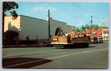 Vintage Canada Postcard Observation Car near Wax Museum Montreal Canada picture