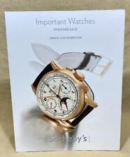 SOTHEBY'S 2008 Geneva Auction Catalogue Important Watches Patek Rolex AP IWC / picture