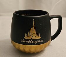 Disney 50th Anniversary Starbucks Mug Black & Gold Luxe Logo Collection NEW picture