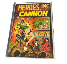HEROES, INC. PRESENTS CANNON (1969 Series) #1 Very Good Comics Book picture