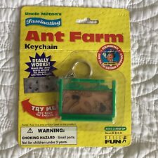Vtg Uncle Milton’s Fascinating Ant Farm Keychain New NIP Really Works Basic Fun picture