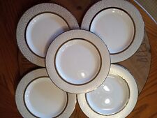 Set Of 5 Lenox Pearl Beads Salad Plates New/Tags picture