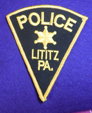 Lititz Pennsylvania vintage Police patch picture