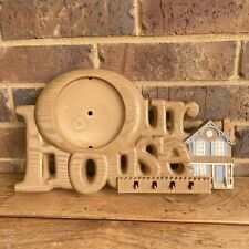 Vintage 1990 Burwood Our House Clock And Key Hanger NO CLOCK FACE picture
