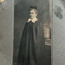 Antique Cabinet Card Photograph Lovely Mature Woman Of God Nun Sister Catholic picture