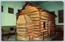 Postcard Kentucky Hodgenville Log Cabin Lincoln Birthplace  9R picture