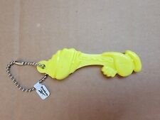 Vintage Reebok DMX Neon Rubber Shoe Sole Tag Keychain 3.25