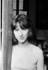 Actress Nathalie Baye at home in her apartment in Paris 1980 Old Photo 14 picture