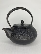 Japanese Cast Iron Teapot Nanbu Tetsubin Vintage Small 2.5x4” picture