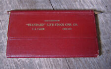 Vintage 1925-1926 Farmer Record Book, STANDARD LIVE STOCK CO. Chicago Stockyards picture