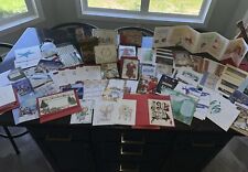 huge lot of vintage christmas cards new picture