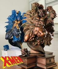 X MEN THE BEAST CUSTOM STATUE 1/4 RARE PAINTED BRONZE ONLY 12 MADE picture