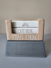 Rae Dunn Ceramic Perpetual Calendar Today's Schedule Calendar - Neutral Gift  picture