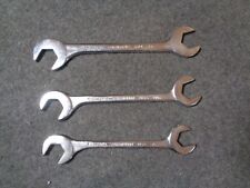 3 - Vintage FAIRMOUNT Angle Head Open End Offset Wrenches 5/8 11/16 3/4 picture