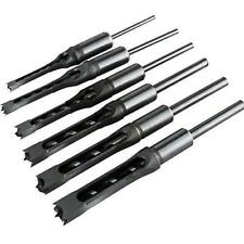 6Pcs Woodworking Square Drill Bits Set, HSS Wood Mortising Chisel Countersink picture