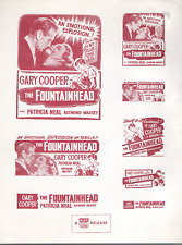 The Fountainhead Herald Gary Cooper, Patricia Neal 1950 fine picture