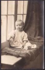 Charles Herrick Bowers 1913 RPPC of Baby - Loudon, NH Real Photo Postcard picture