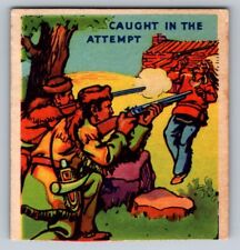 Caught in the Attempt 1933 GOUDEY INDIAN GUM Card #174 - Trimmed picture