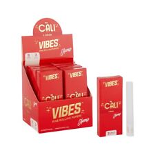  VIBES CALI CONES FINE ROLLING PAPER  2 GRAM DISPLAY BOX 4X BOXES 12 CONES  picture