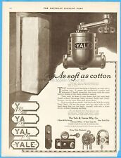 1919 Yale & Towne Mfg. Co Antique Print Ad Door Closer Padlock Night Latch Locks picture