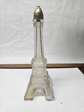 Vintage AVON Eiffel Tower Collectible Glass Perfume Cologne Bottle - Empty picture