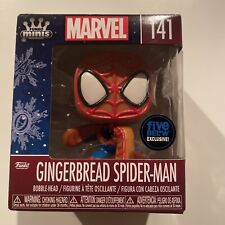 Funko Mini Marvel #141 Gingerbread Spider-Man Exclusive New Release picture