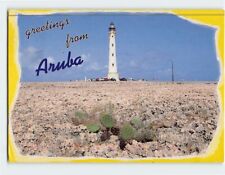 Postcard California Lighthouse Greetings from Aruba Noord Aruba picture