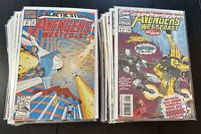 HUGE LOT OF 39 Avengers West Coast Comic Books Sleeved & Boarded  picture