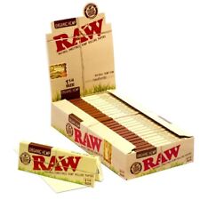 AUTHENTC  RAW  ORGANIC  1.25 ROLLING PAPERS 24x  1  1/4  full box picture