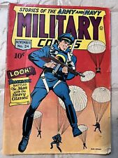Military Comics #24 (1943)  VG 4.0 Quality Comics Stories Of The Army And Navy picture