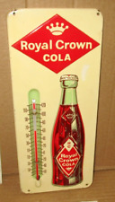 RC Royal Crown Cola ORIGINAL VINTAGE Gas Station COUNTRY STORE Thermometer Sign picture