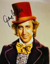 Willy Wonka Signed 8x10 Gene Wilder Platinum COA GOLDEN CITY picture
