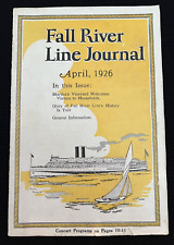 Fall River Line Journal - April - 1926 - New England Steamship picture