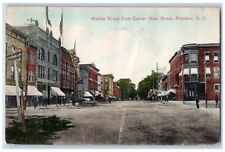 1908 Market Street from Corner Main Street Potsdam New York NY Antique Postcard picture