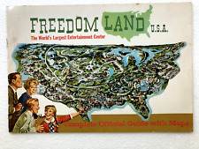 Freedomland Park Bronx NY Original Official Guide with Maps 1960 First Issue picture