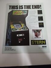 Flyer STERN END 1980    Arcade  VIDEO  advertisement original see pic picture