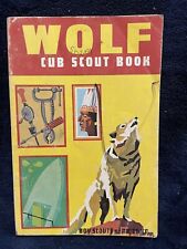 old Wolf Cub Scout book BSA Boy Scouts of America - 1967 edition 1969 printing picture