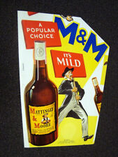 Circa 1950s Mattingly & Moore Whiskey It’s Mild Poster picture