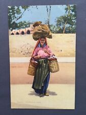 ±1930 Postcard ITALY SICILY TYPICAL SICILIAN COSTUME Woman Typical Dress Sicilia picture