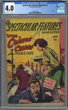 SPECTACULAR FEATURES MAGAZINE # 3 CGC 4.0 OFF-WHITE TO WHITE PAGES 1950 picture
