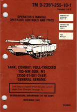 168 Page 1984 TM 9-2350-255-10-1 M1 ABRAMS TANK Operator Control PMCS on Data CD picture