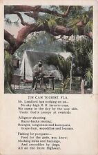 Dixie Highway FL Florida Tin Can Tourist Camp Palm Beach Fort Myers Postcard E13 picture