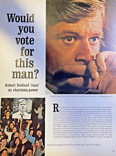 1972 Robert Redford His Campaign For California Senator picture