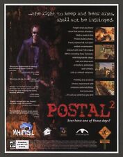 Postal 2 PC Game 2003 Big Box Promotional Retro Ad Art Print Poster - Glossy picture