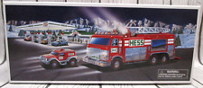 Hess 2005 Emergency Truck With Rescue Vehicle - Fire Truck Red Hess Vehicle NEW picture