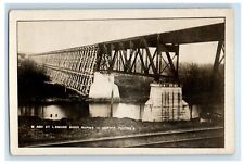 c1910's M And ST. L Bridge Sioux Rapids Iowa IA RPPC Photo Antique Postcard picture