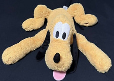 Disney Store Pluto Soft Furry Plush Stuffed Animal Toy Doll GUC 16in Long picture