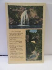 Vintage Postcard - 503 - In Old Virginia Poem, 3112 picture