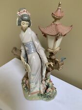 Lladro ‘Mariko’ 1421, Large Porcelain Geisha Figurine picture